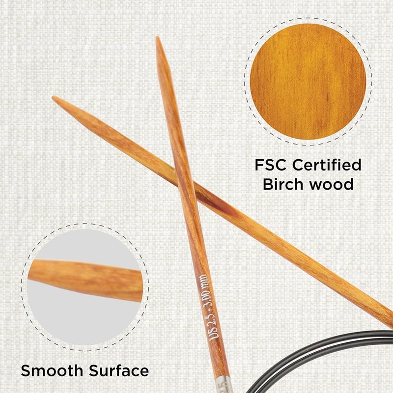 Knit Pro Dreamz Fixed Circular Needles 32" (80cm) | US Size 2.5 (3mm) - Image 2